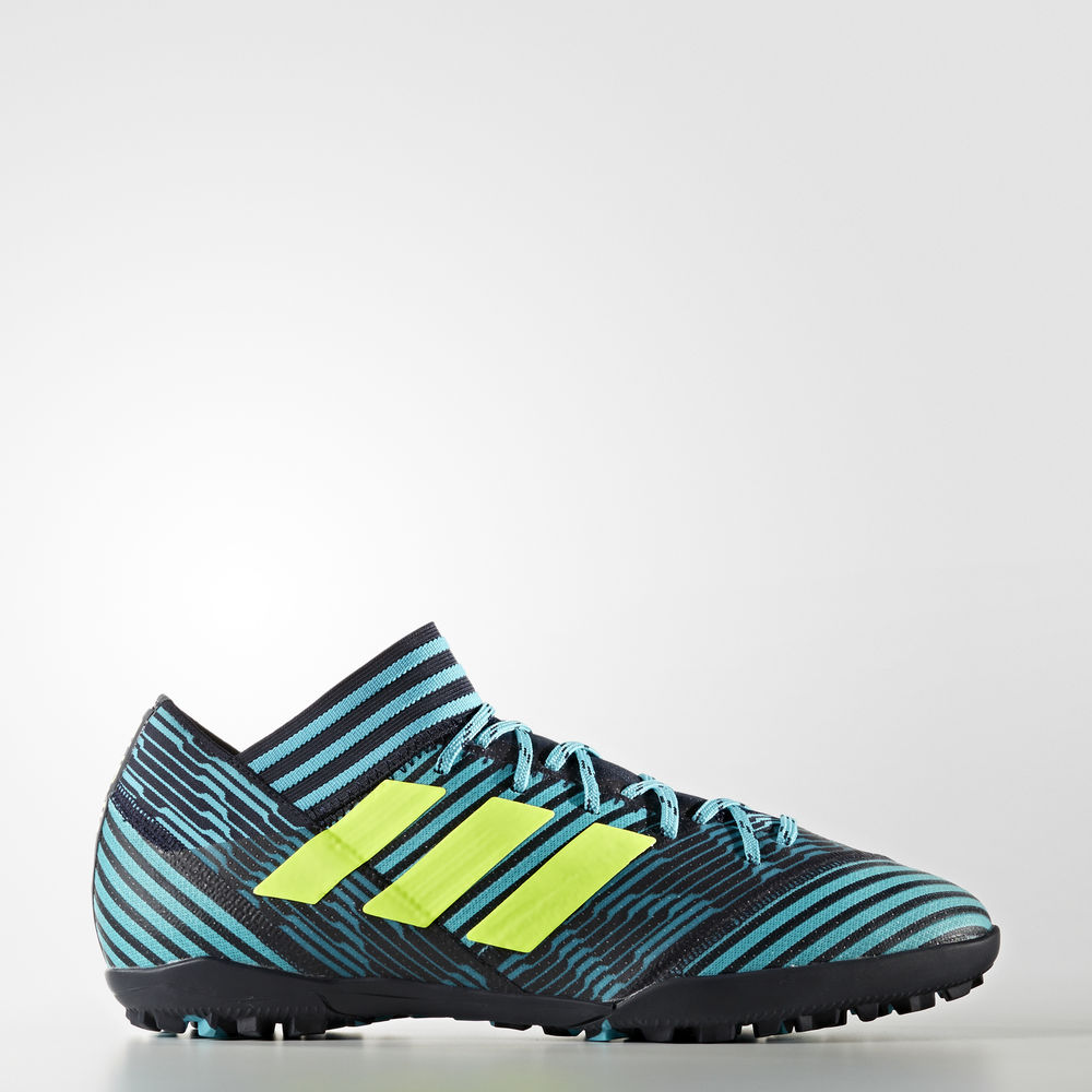 Adidas Nemeziz Tango 17.3 Turf - ποδοσφαιρικα παπουτσια ανδρικα - Κίτρινα/Μπλε,Μέγεθος: EU 36 – 54 2